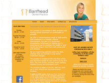Tablet Screenshot of barrheaddentalpractice.co.uk